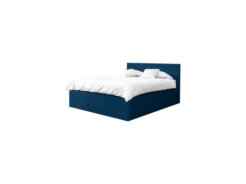 Lit Coffre Rangement Xl - Vivara - Bleu Foncé