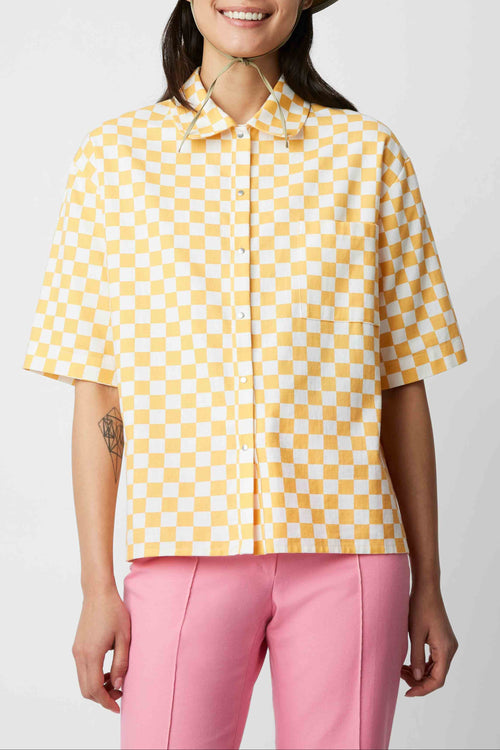 CHEMISE TONY DAMIER GOLD