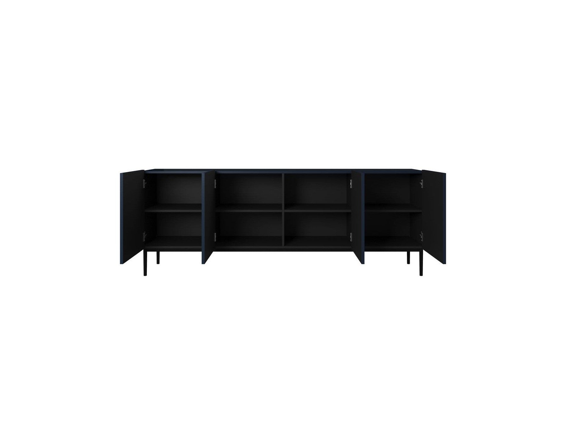 Kasha - Buffet 4 Portes - Pieds Noir