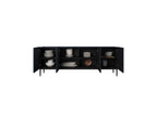 Kasha - Buffet 4 Portes - Pieds Noir
