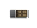 Alice - Aparador de 2 puertas - Patas de metal