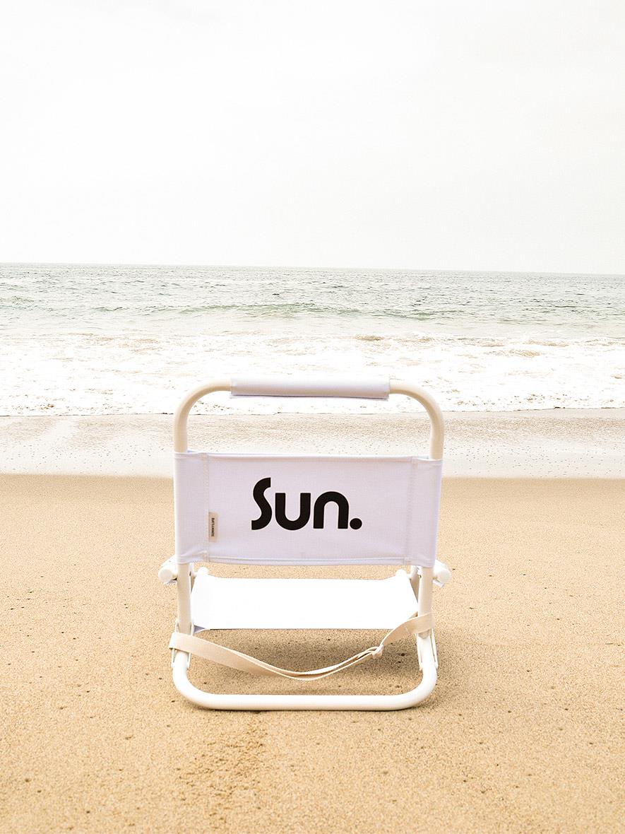 Chaise De Plage écologique Nouveau Bleu & Blanc - Adultes