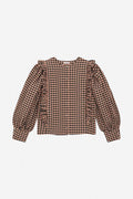 DUSTIN DOMINO POWDER BLOUSE