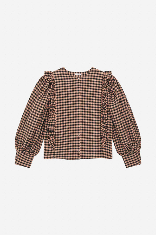 BLOUSE DUSTIN DOMINO POUDRE