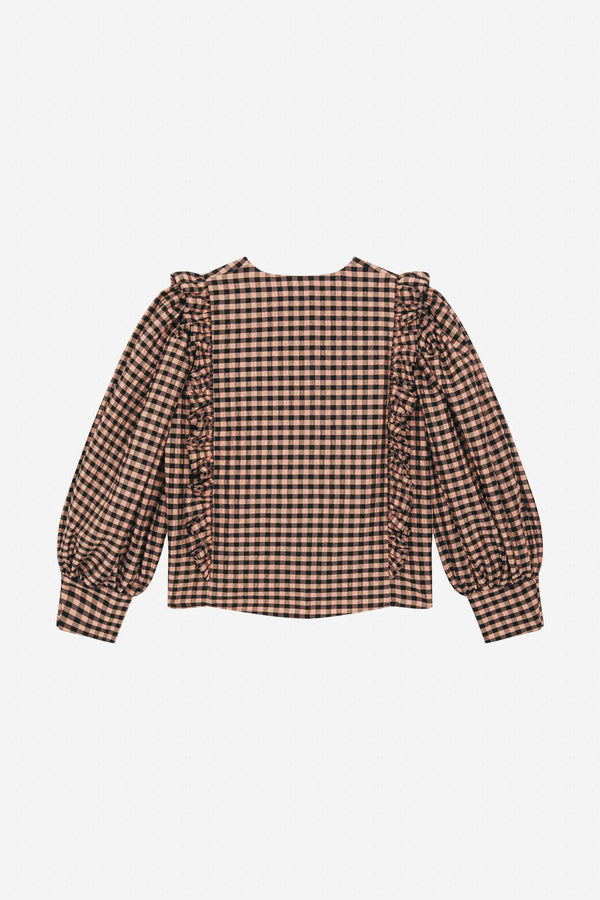 BLOUSE DUSTIN DOMINO POUDRE