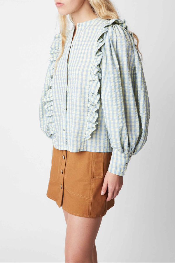 BLOUSE DUSTIN DOMINO POUDRE