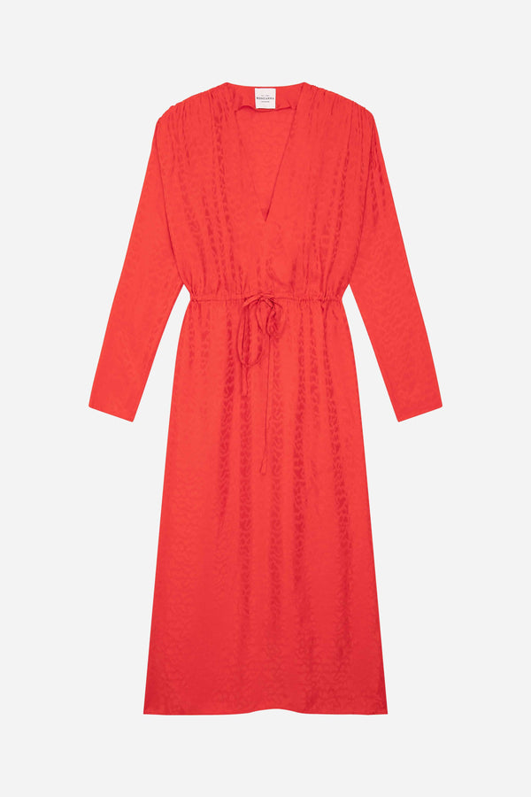 CAROLINE CLOUD DRESS RED