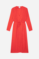 ROBE CAROLINE CLOUD ROUGE