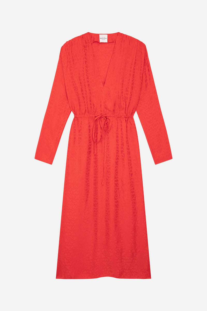 ROBE CAROLINE CLOUD ROUGE