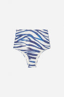 BAS DE MAILLOT VITO ZEBRA BLEU MER