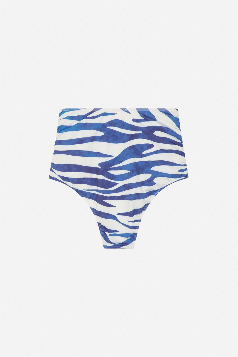 BAS DE MAILLOT VITO ZEBRA BLEU MER