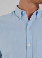 Camisa Oxford Easycare Botón - Azul Cielo - Hombre