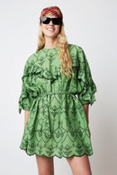 ROBE GROOVY FELICITA VERT PRAIRIE