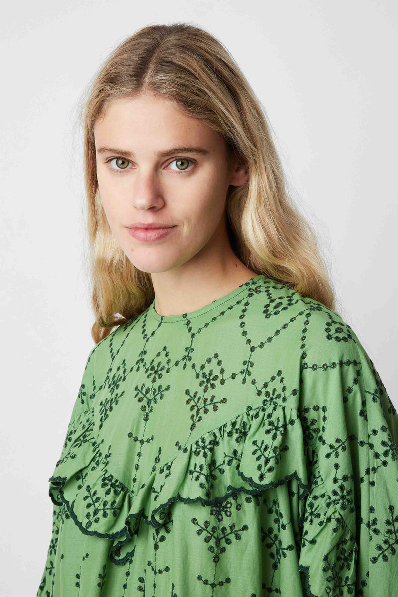 ROBE GROOVY FELICITA VERT PRAIRIE