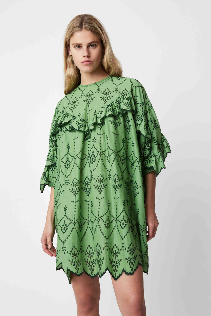 ROBE GROOVY FELICITA VERT PRAIRIE