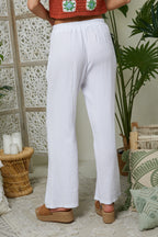 Pantalon - Blanc - Femme