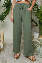 Pantalon - Kaki - Femme