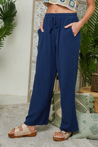 Pantalon - Marine - Femme