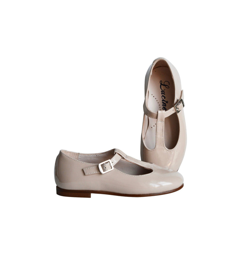 Chaussures Chloé Cuir Vernis - Rose Nude - Fille