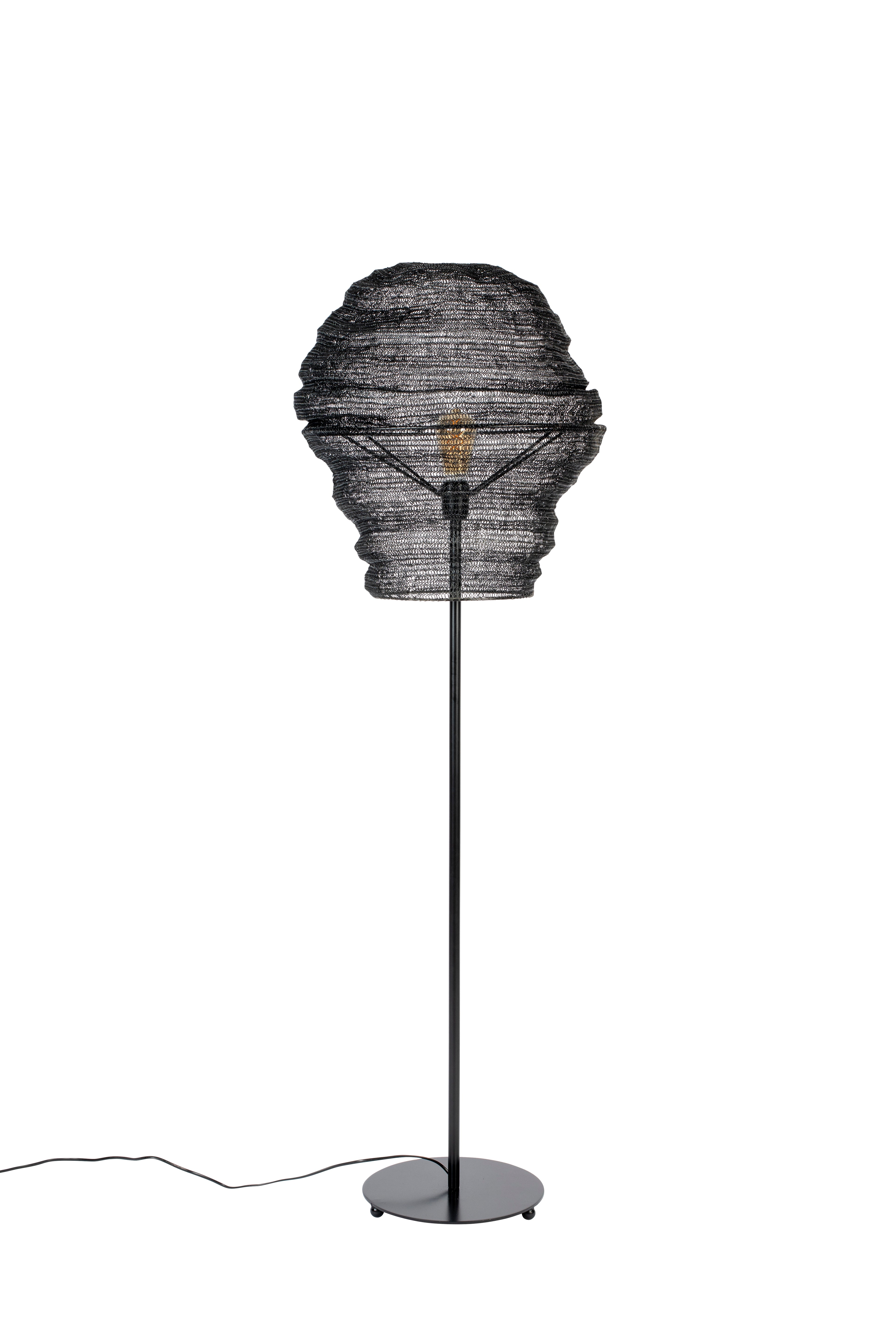 Lena - Floor Lamp - Iron - Black