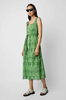 ROBE PALMA FELICITA VERT PRAIRIE