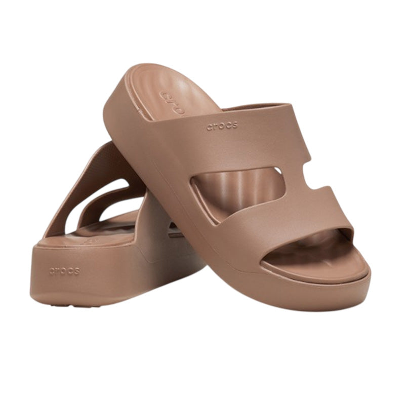 Crocs Getaway Pkateform H-Strap Women's Sandals - Latte