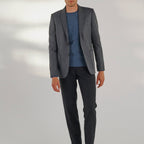 Maison Standards - Flannel Jacket - Chiné Grey - Men - Maison Standards