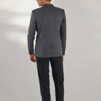 Maison Standards - Flannel Jacket - Chiné Grey - Men - Maison Standards