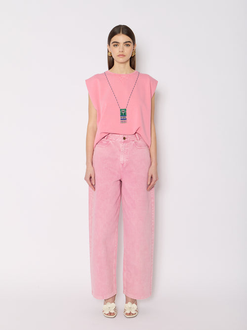 Jean Wide Leg - Pink