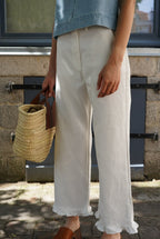 Froufrou Gauthier Denim Pants White