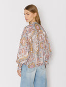 Printed Ml V-Neck Shirt - Ibiza-Sunshine