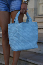 Borsa Intrecciata Nelson - Blu