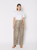 Jeans De Pierna Ancha Estampados - Leopardo