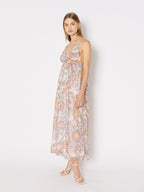 Robe Longue Imprimee Bretelles - Ibiza-Sunshine