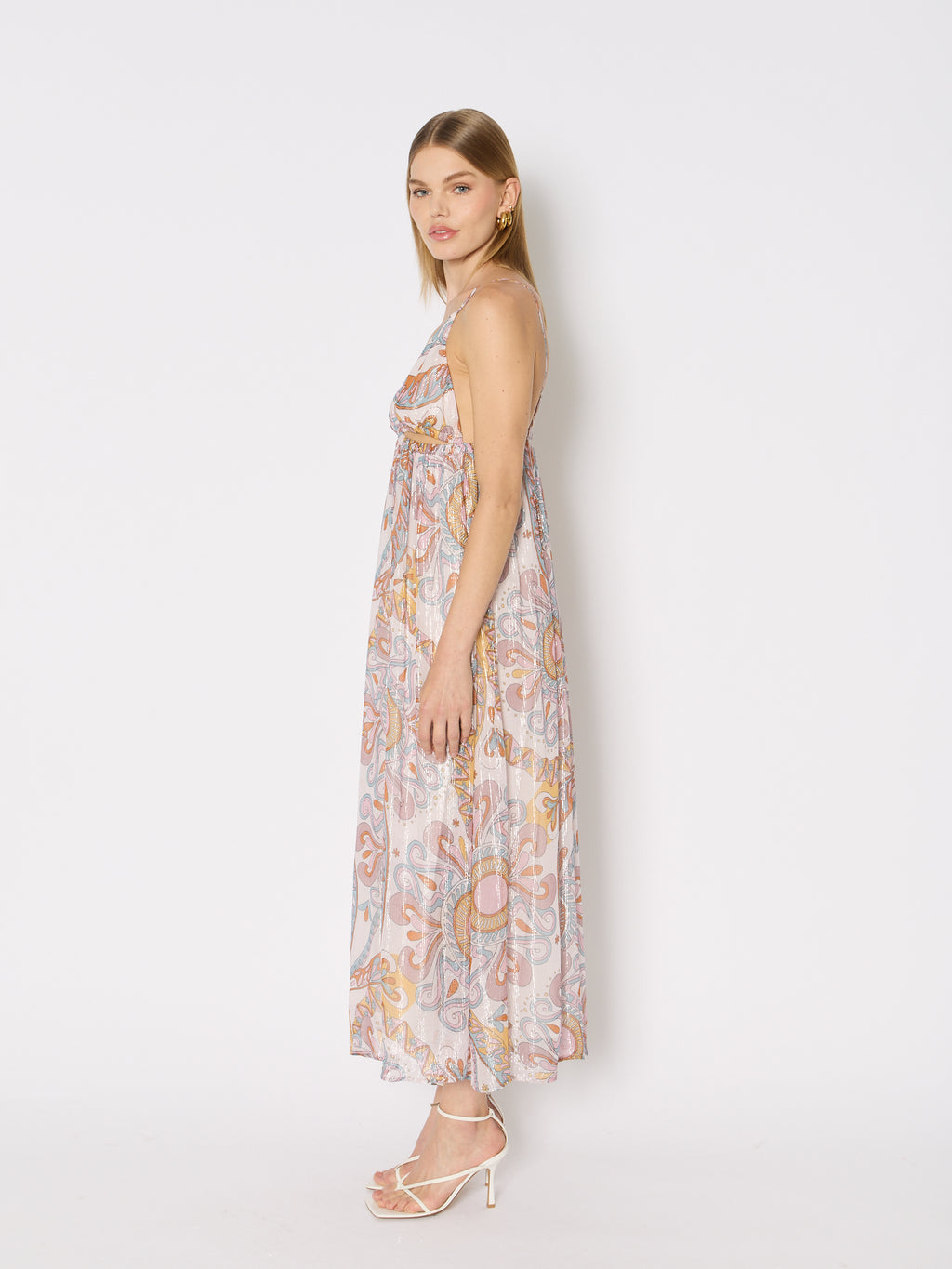 Robe Longue Imprimee Bretelles - Ibiza-Sunshine