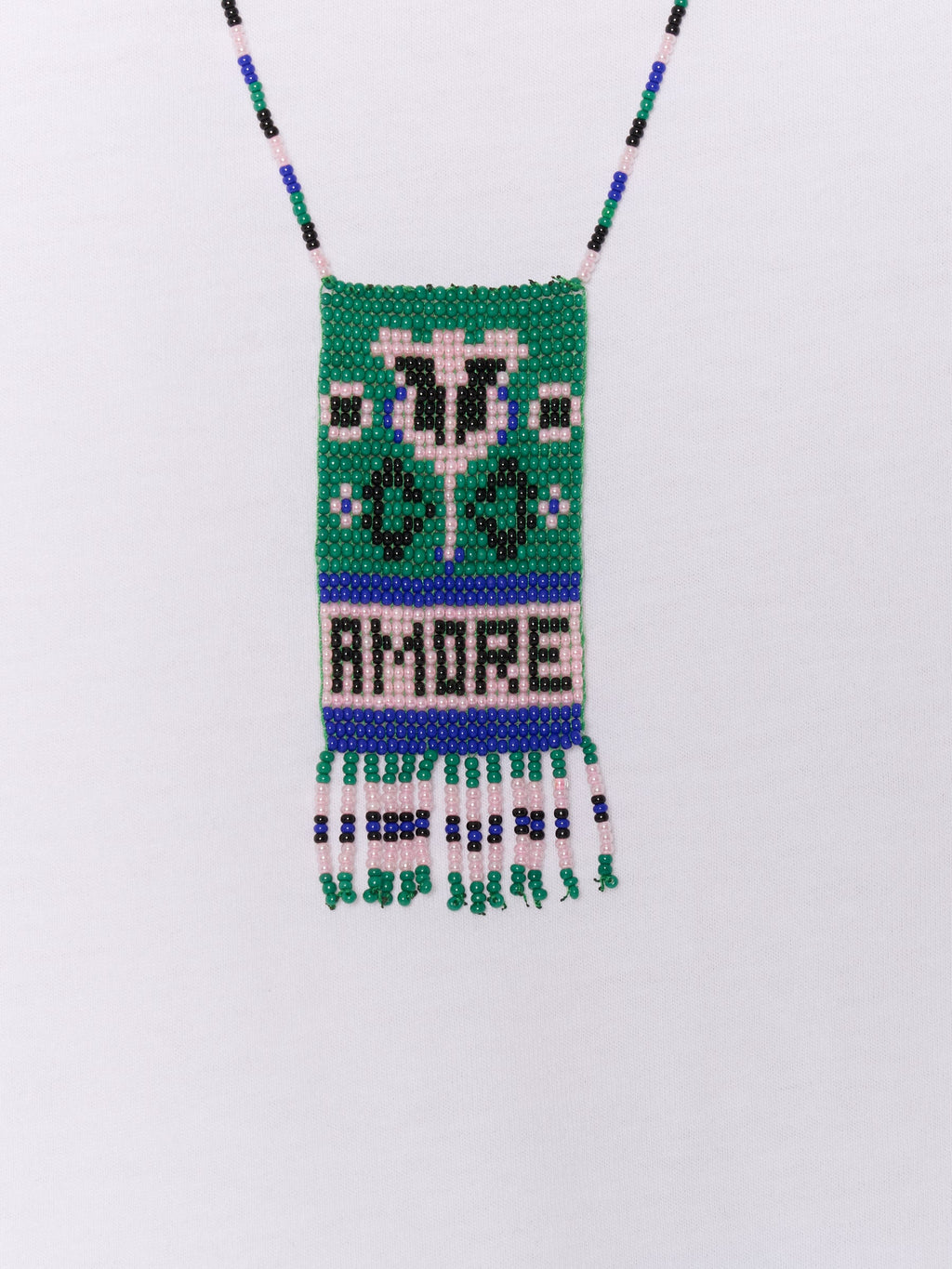 Berenice - Camiseta Con Collar de Perlas - White