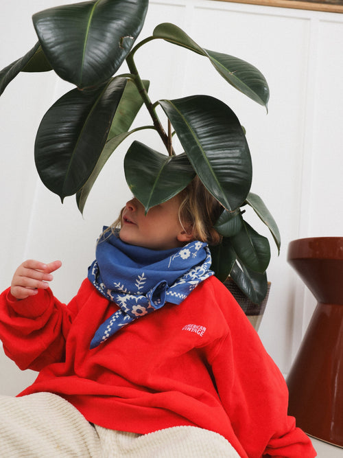 Foulard Adulte Mysore Bandana Ciel