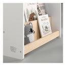 Bibliothèque & Étagère À Jouets Duo – Blanc & Gris