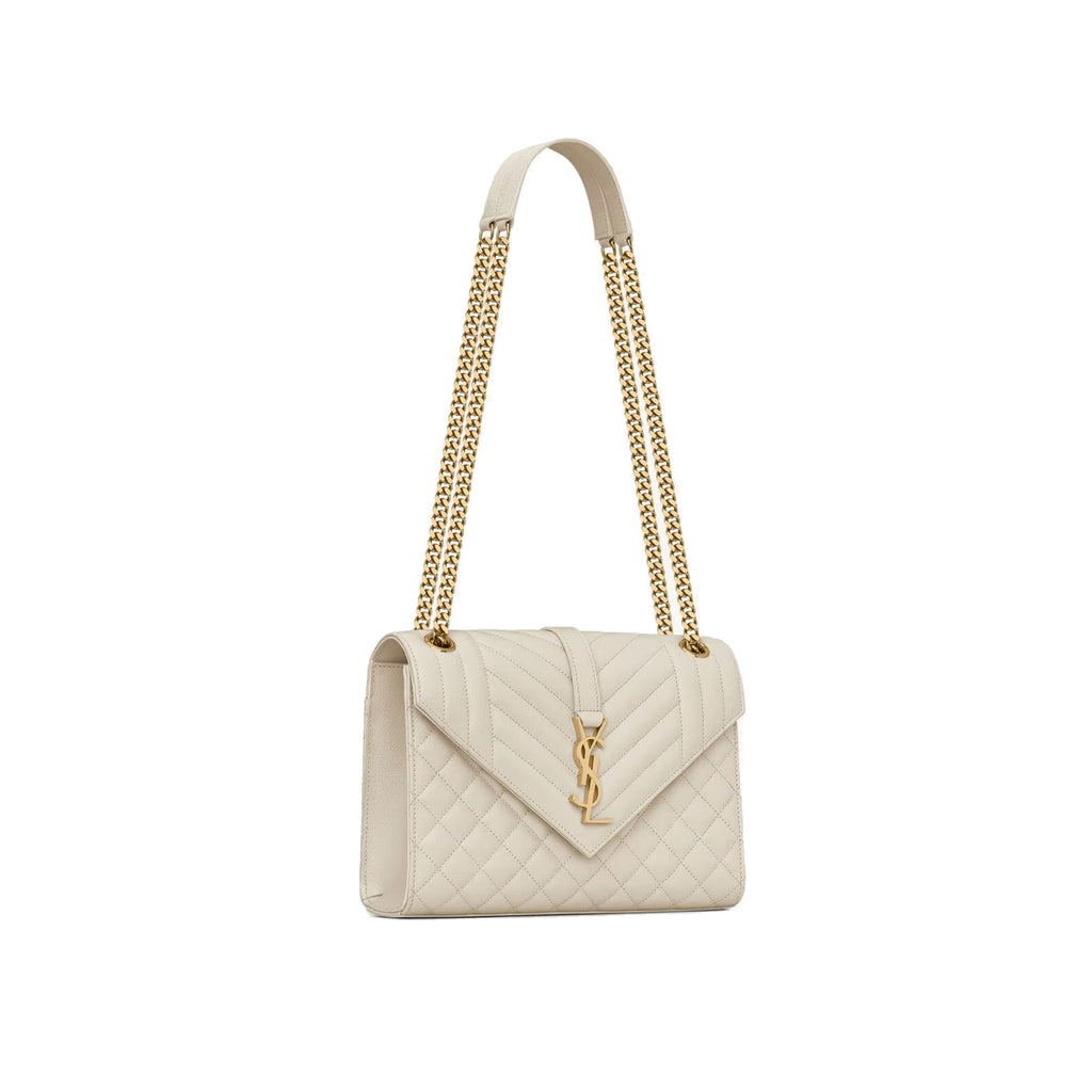 Saint Laurent - Medium Envelope Bag - Women - Ivory