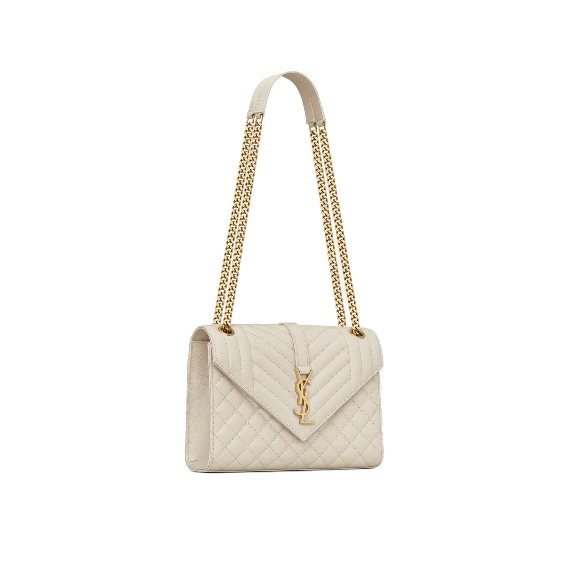 Saint Laurent - Medium Envelope Bag - Women - Ivory