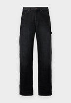 Jeans da lavoro Utility, vestibilità comoda - Denim nero - Uomo