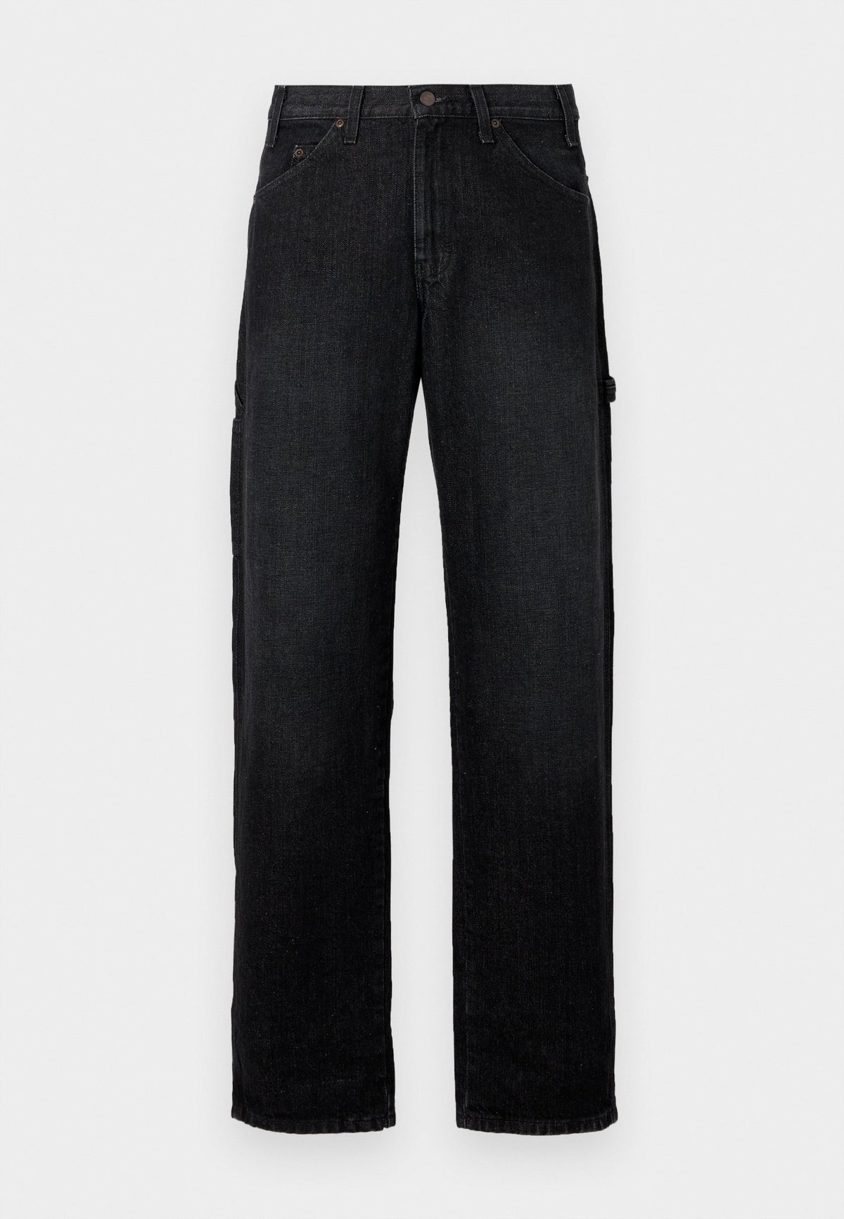 Jeans da lavoro Utility, vestibilità comoda - Denim nero - Uomo