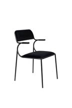 Alba - Dining Room Armchair - Fabric - Black/Black