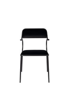 Alba - Dining Room Armchair - Fabric - Black/Black