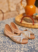 Sandalias planas Achille - Champán