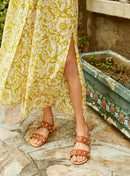 Sandalias planas Cesare - Natural