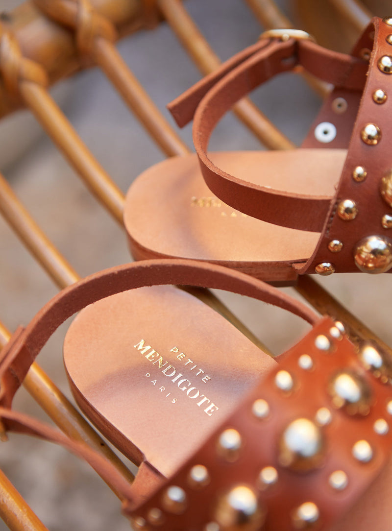 Sandalias planas Cesare - Natural