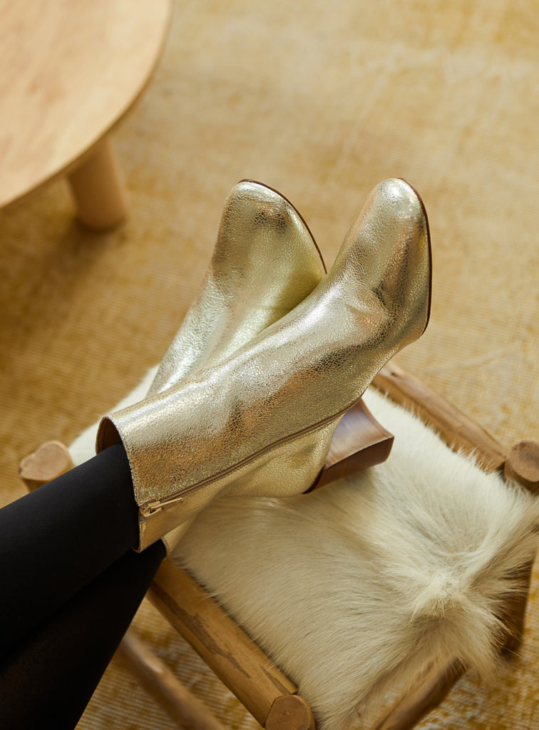 Claudette ankle boots - Gold