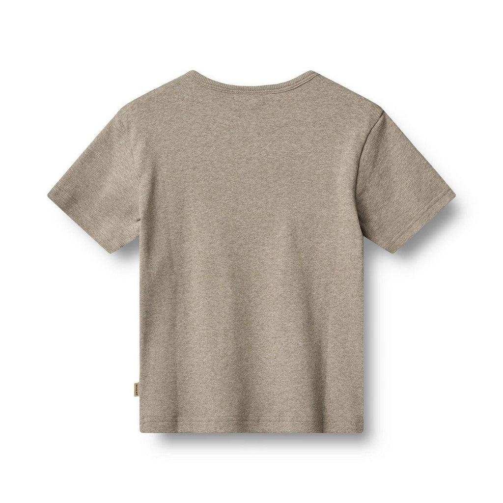 Lumi Short-Sleeved Ribbed T-Shirt - Junior