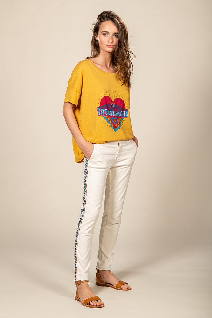 2103 Cathy Pantalon Cigarette